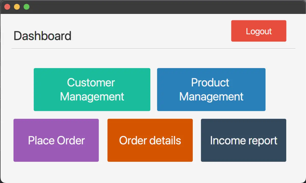 Inventory Management System screenshot