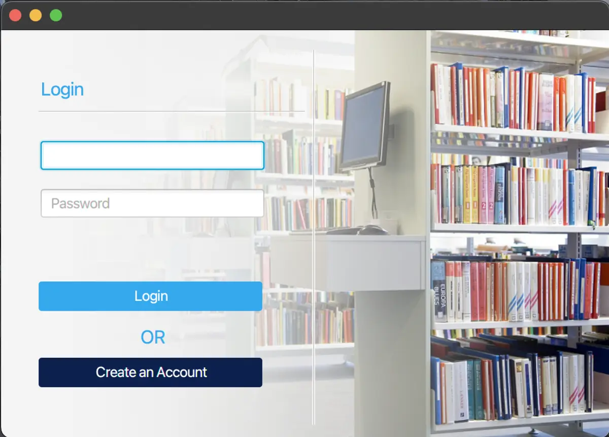 Library Management System screenshot